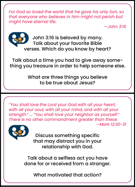 Let's Talk About: Love Conversation Cards - Jpg file