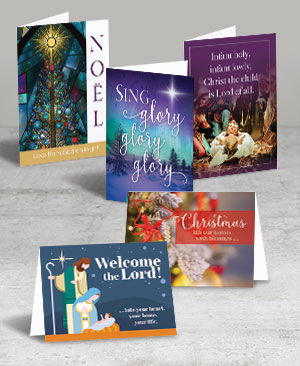 Assorted Christmas Cards (Set of 10 Cards with White Envelopes)