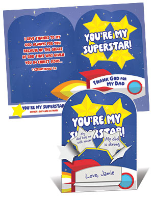 You're My Superstar! Father's Day Activity Sheet