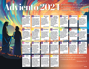 Daily Advent 2024 Calendar Spanish (Set of 50)