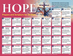 30 Days of Hope Calendar (Set of 50)