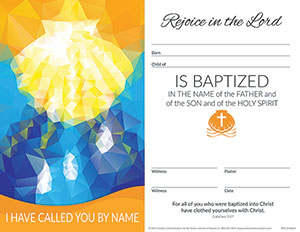 Baptism Certificate - Child