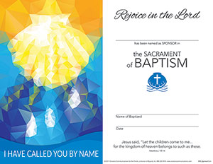 Baptism Certificate - Sponsor