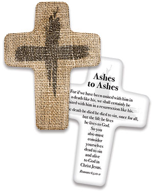 Ashes to Ashes - Ash Wednesday Crosses (Set of 100)