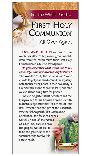 First Communion All Over Again Trifold