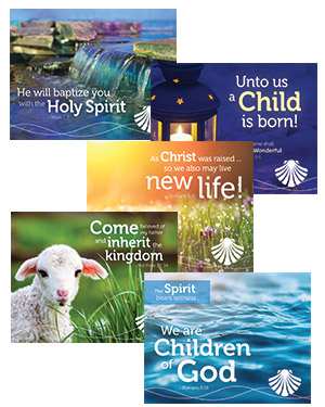 Baptism Cards (Set of 5 Cards and Envelopes)