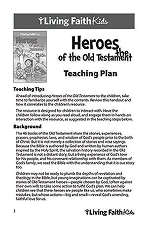 Heroes of the Old Testament Teacher Guide