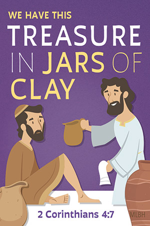 Treasure in Jars of Clay Lent Magnet (Set of 25)