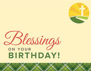 Blessings on Your Birthday - Birthday Card