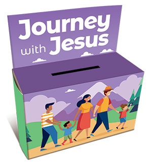 Journey with Jesus Lent Offering Box