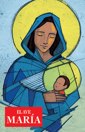 Hail Mary Spanish Prayer Card (Set of 50)