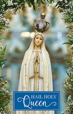 Hail Holy Queen Prayer Card