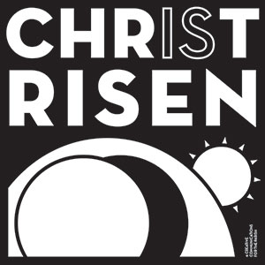 Christ is Risen Window Cling